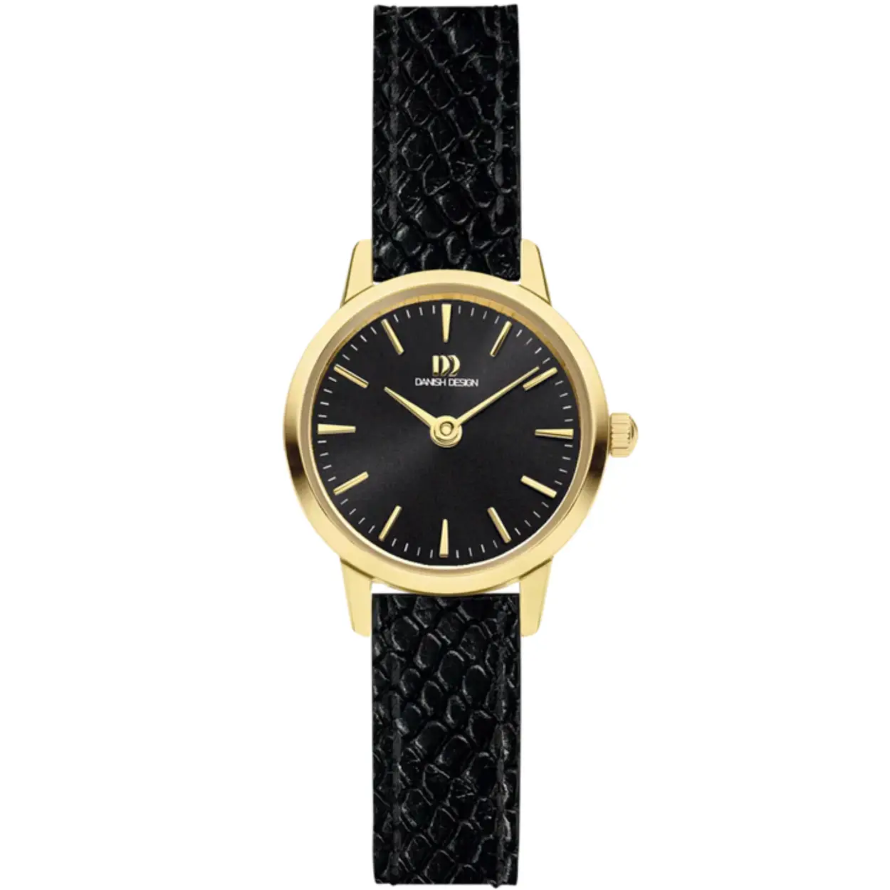 Danish Design Akilia mini link goud zwart dames horloge