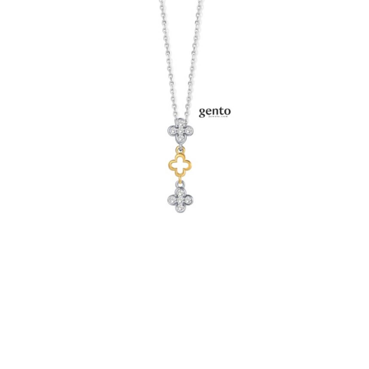 Ketting bicolor zirc