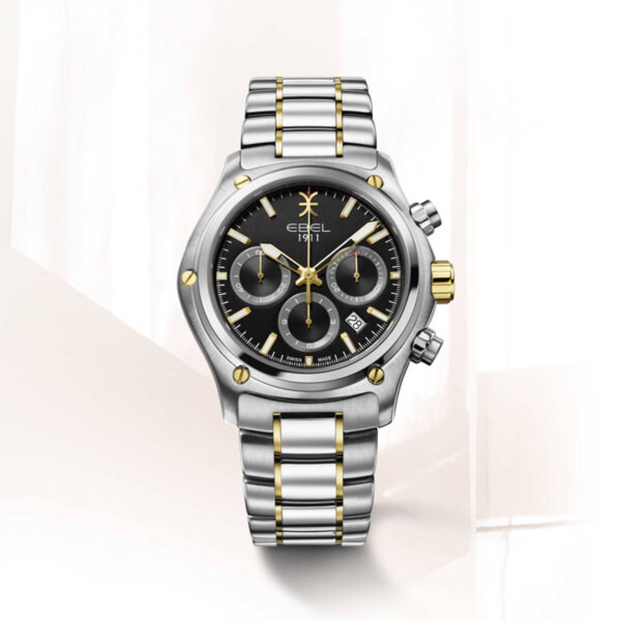  Juwelier Schilder Vlugt is een officiële dealer van EBEL. U kunt dit horloge direct bestellen of neem contact met ons op via mail, telefoon of het contactformulier en wij helpen u graag verder. 