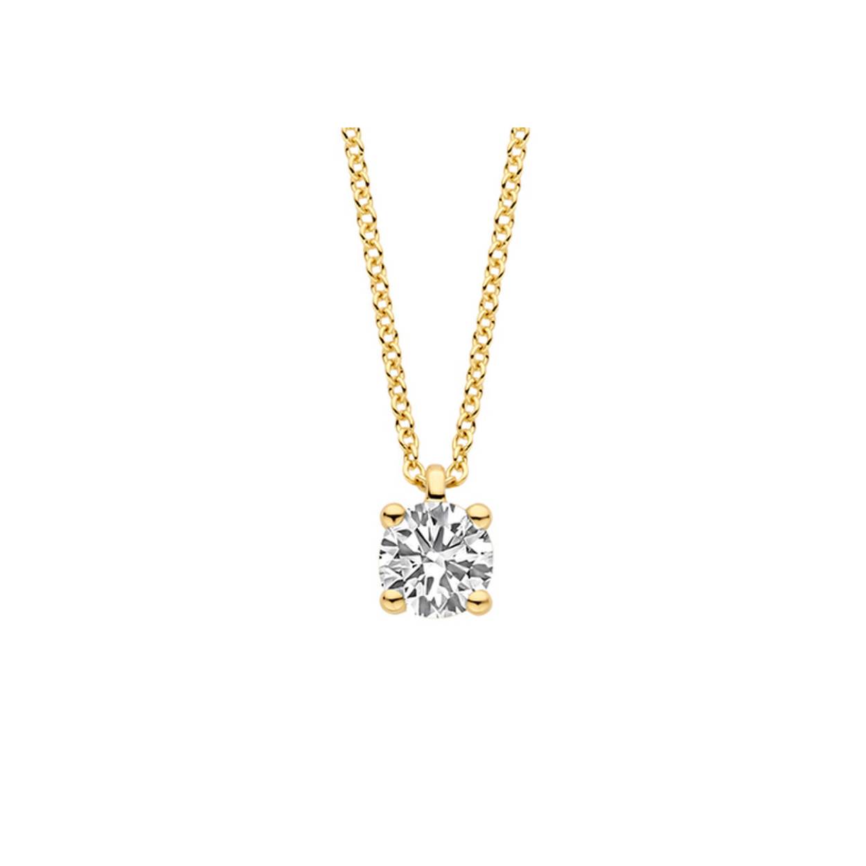Blush Collier 3200YLG - Geel Goud (14k) met Lab Grown Diamant