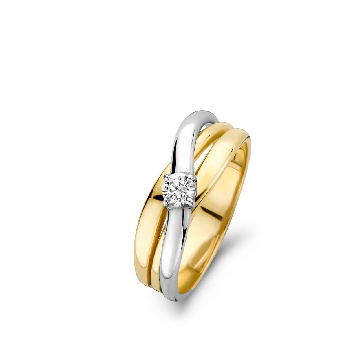 Ring gemaakt met oud goud.