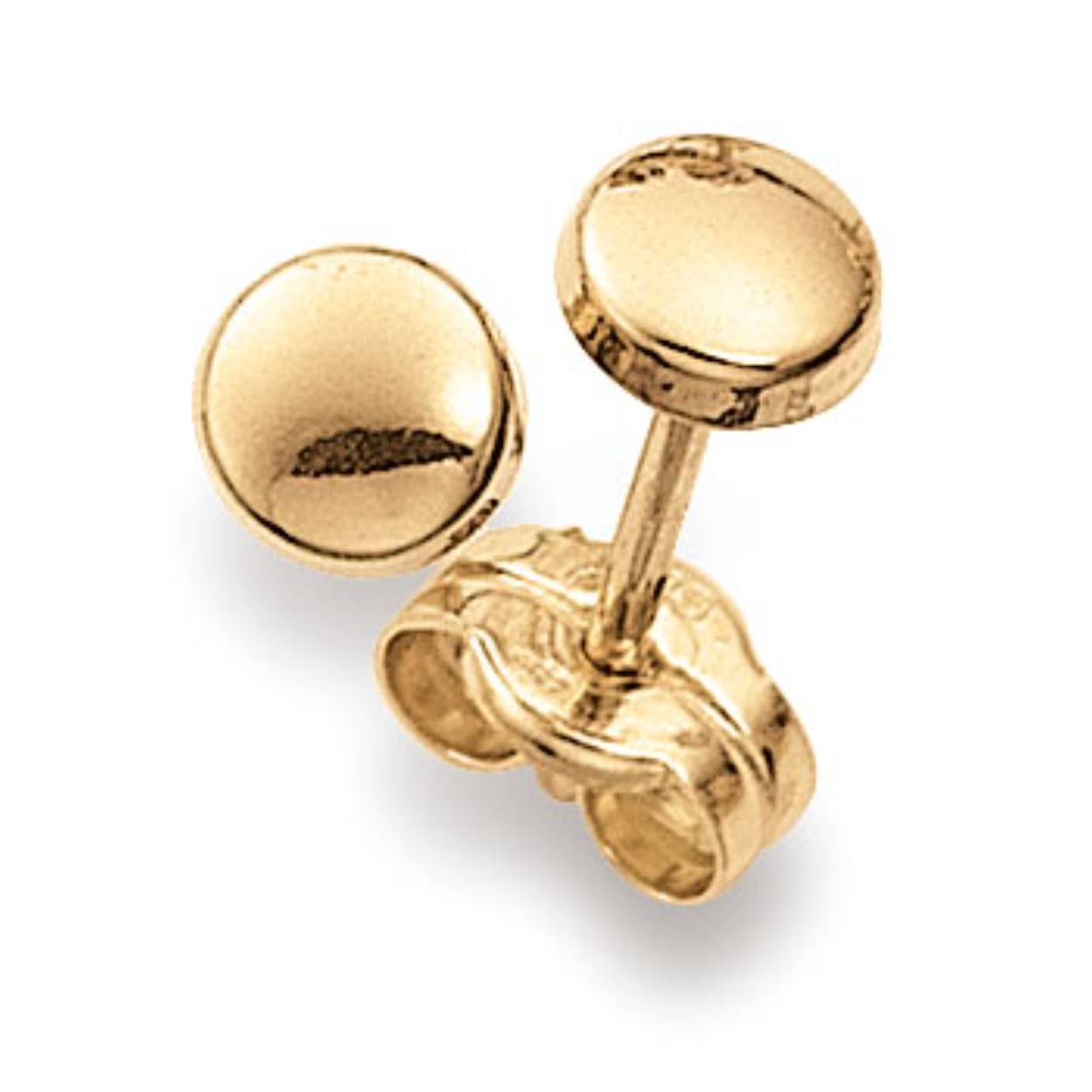 Gouden oorstekers 4 mm