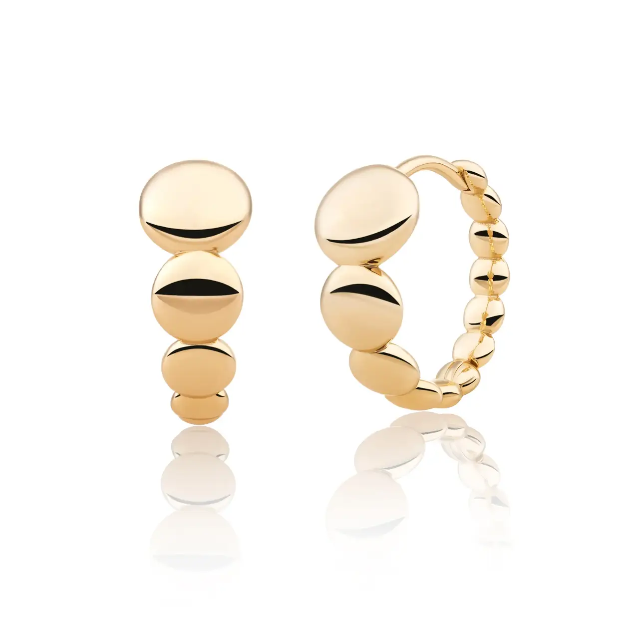 Sparkling Jewels oorringen Bubble Huggies