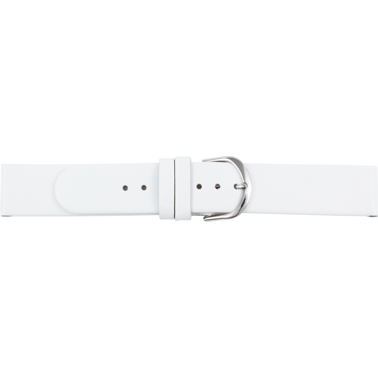 horlogeband wit leer 18mm
