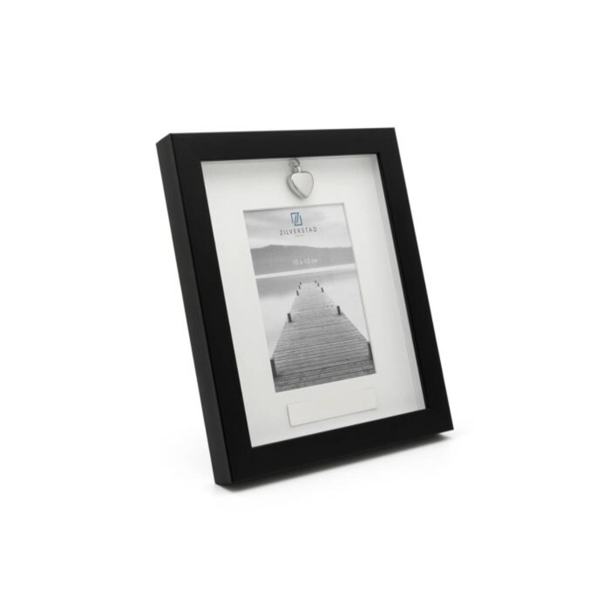 memory fotolijst + ashouder 10x15 pp zwart