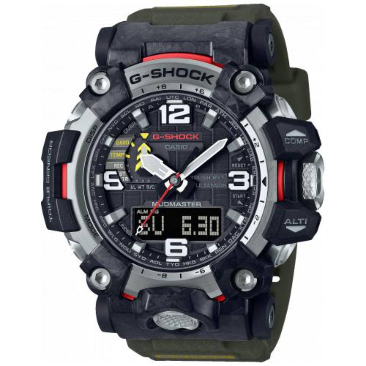 De Casio G-Shock GWG-2000-1A3ER heeft een robuust ontwerp met functies zoals datumweergave, lichtfunctie en een chronograaf. Het horloge heeft een kwartsbeweging en een saffieren glazen wijzerplaat. Met een groene band en blauwe wijzerplaat is het een stijlvolle keuze. Ideaal voor dagelijks gebruik en buitenactiviteiten. Draag het om de pols voor optimale prestaties.