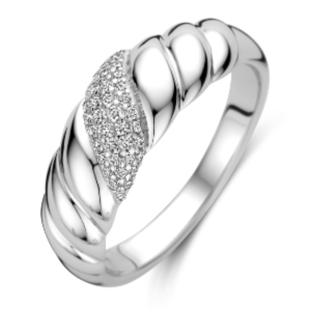zilver ring zirkonia