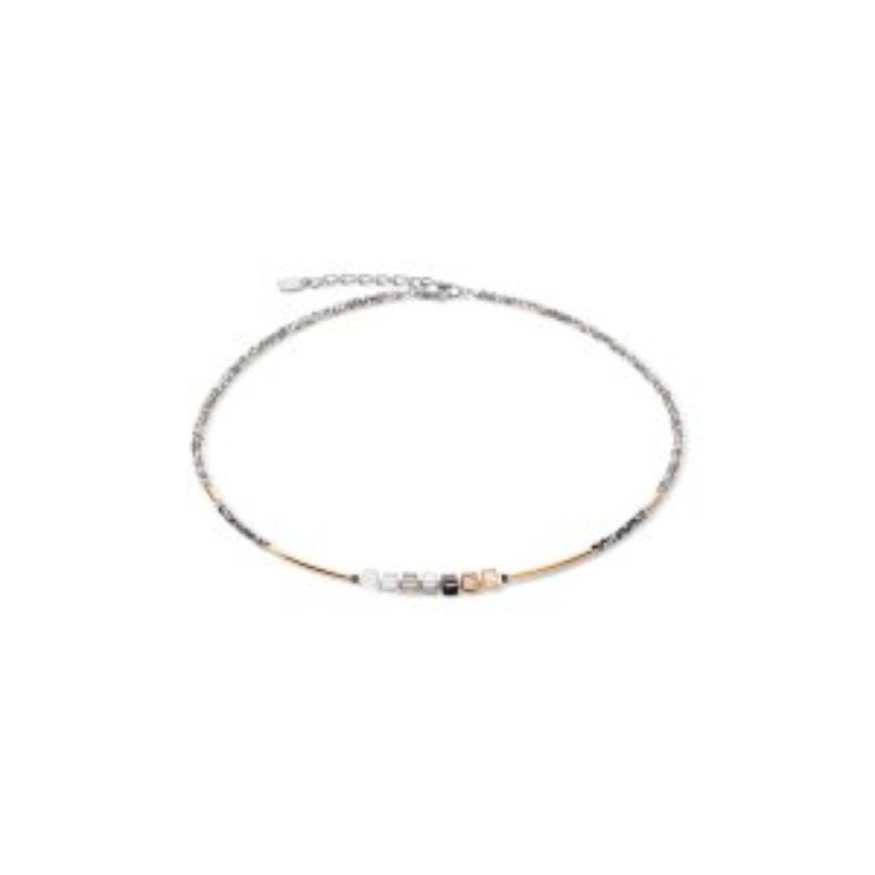 Mooi collier van het merk Coeur de Lion, de ketting is 41 cm en langer te maken tot 47 cm