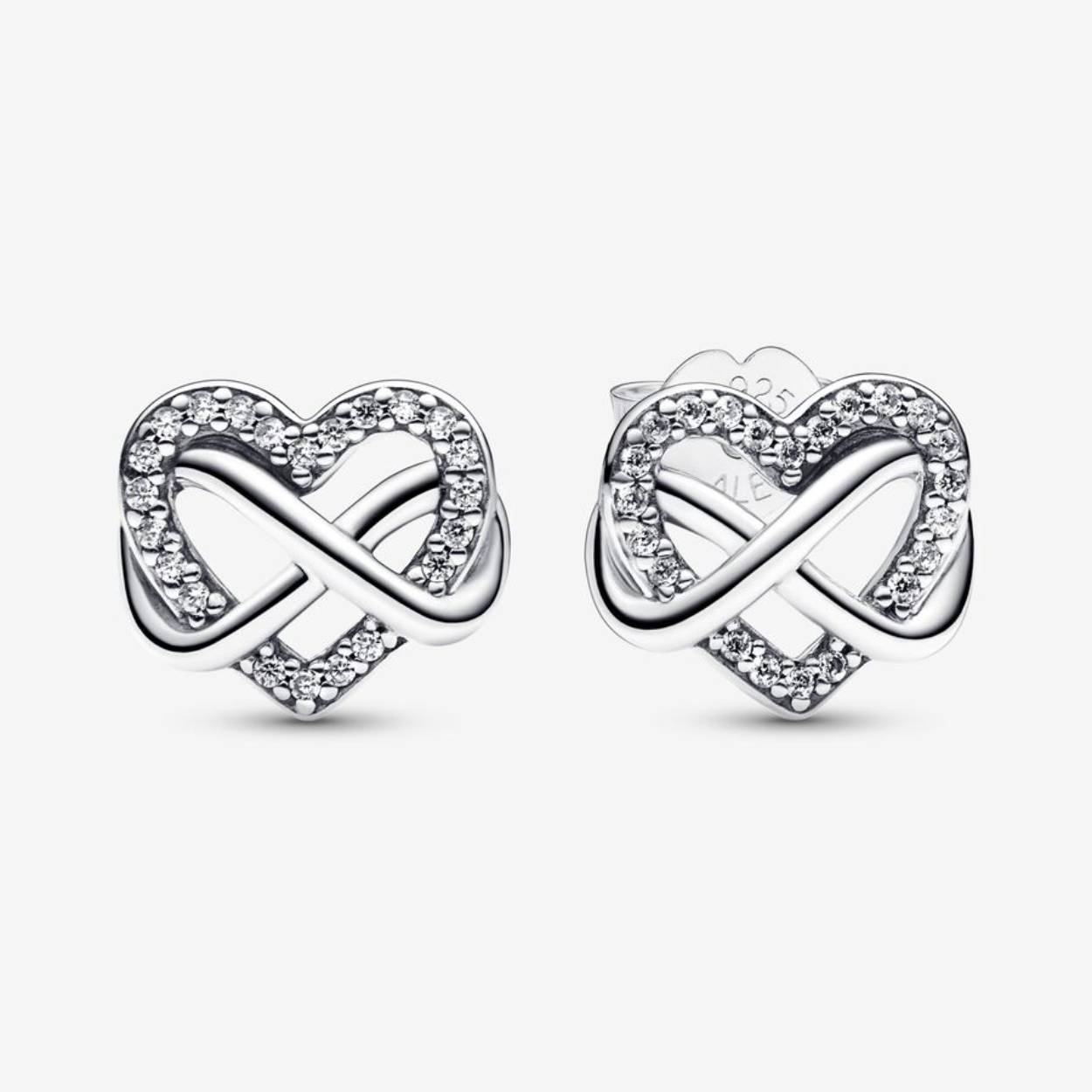 oorstekers infinity hart pandora