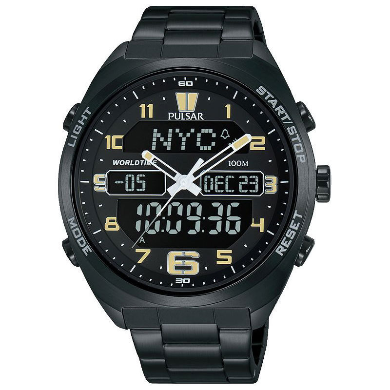 Het Pulsar Chronograaf PZ4039X1 herenhorloge is een sportief horloge met een trendy uitstraling.