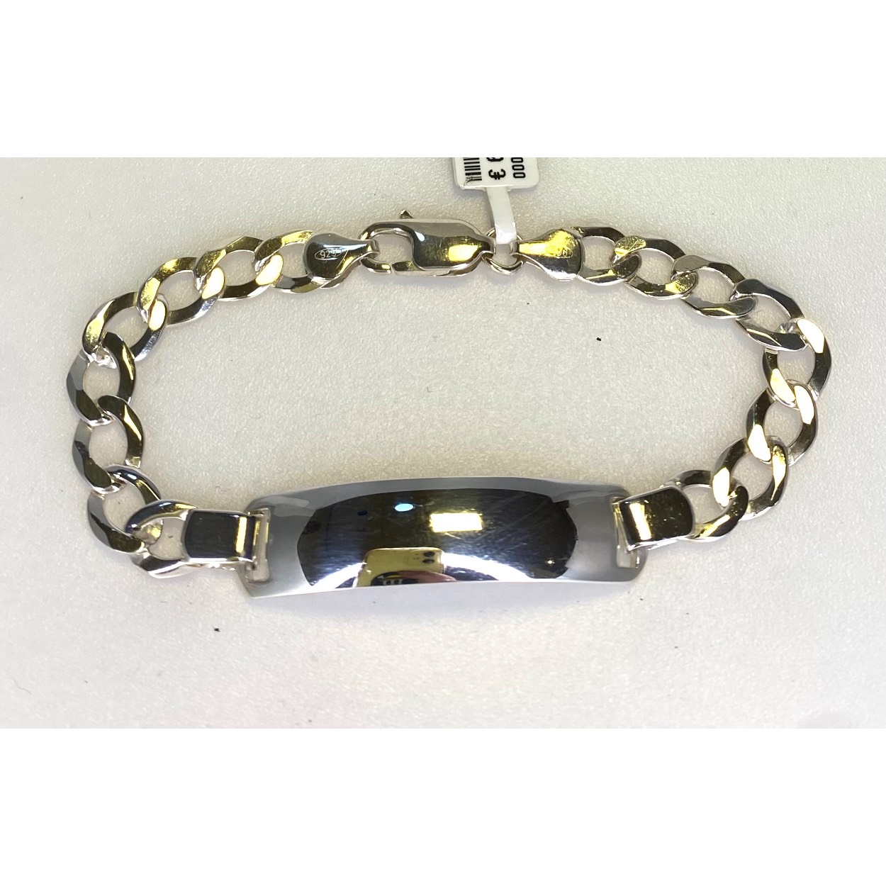 Zilver plaatarmband 19 cm