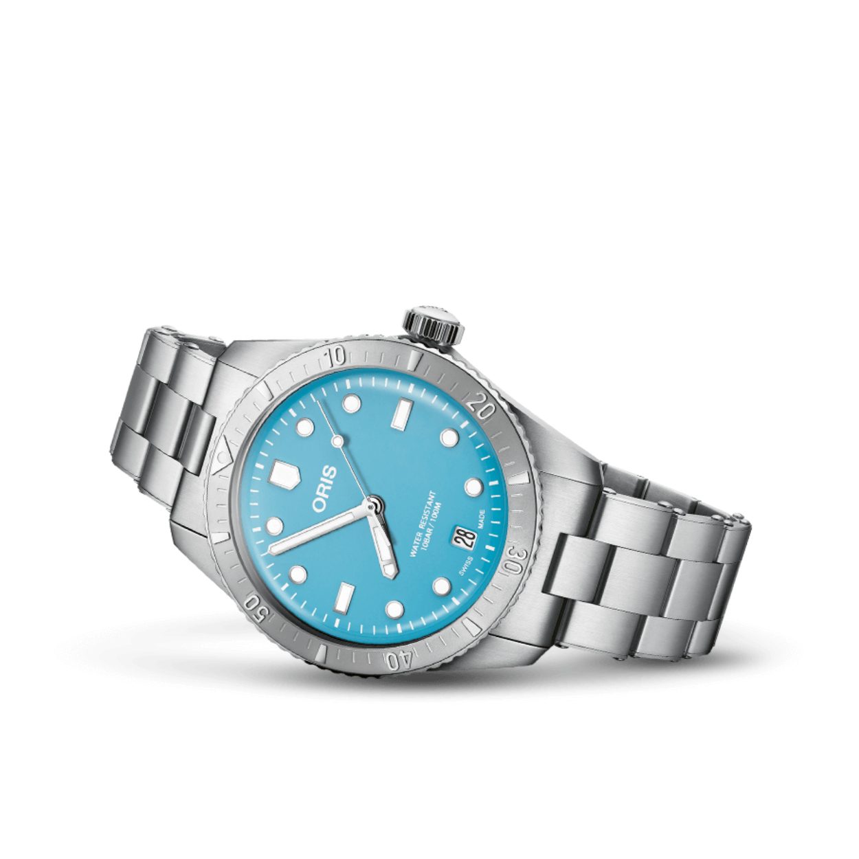 733-7771-4055 Blue dial  Oris sixty-five