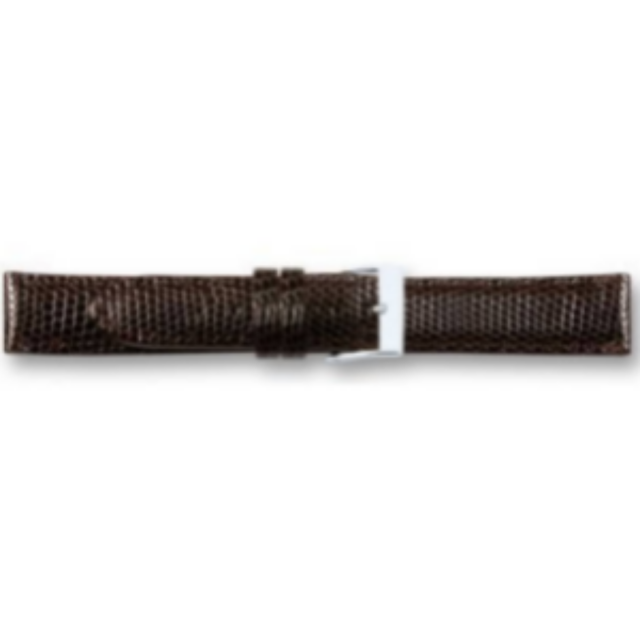 Horlogeband echt hagedis 14mm bruin