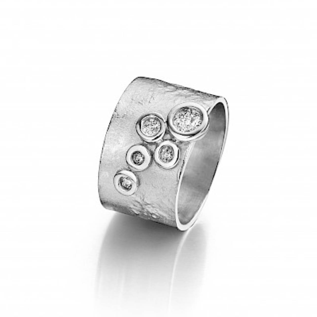 Mathisse zilveren ring met zirkonia