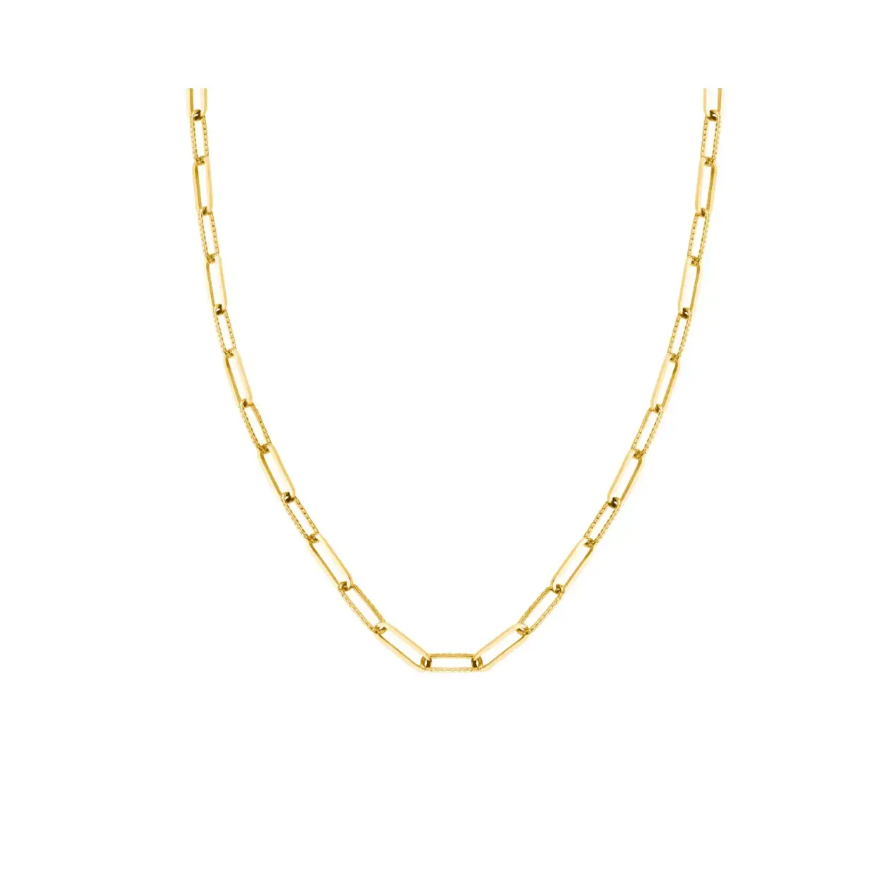 Rosefield JNHCG-J628 Hammered Chain Necklace