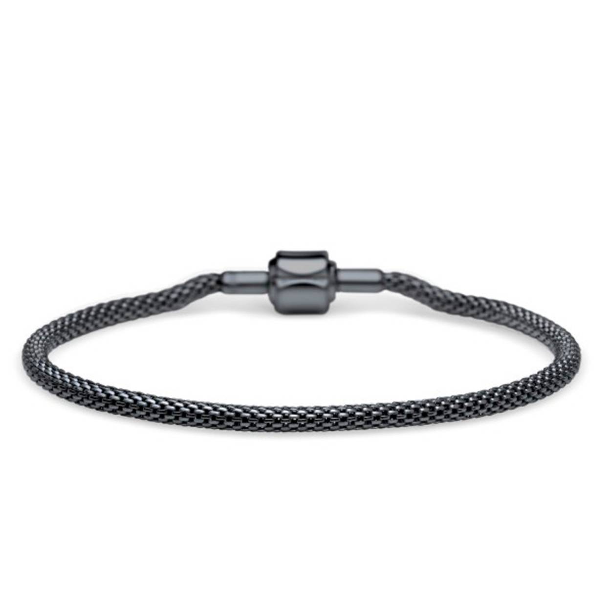 Edelstaal bering armband black pvd 19cm 613-60-190