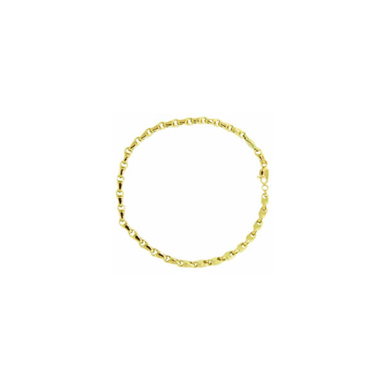Monzario geelgouden (14krt) armband 19cm