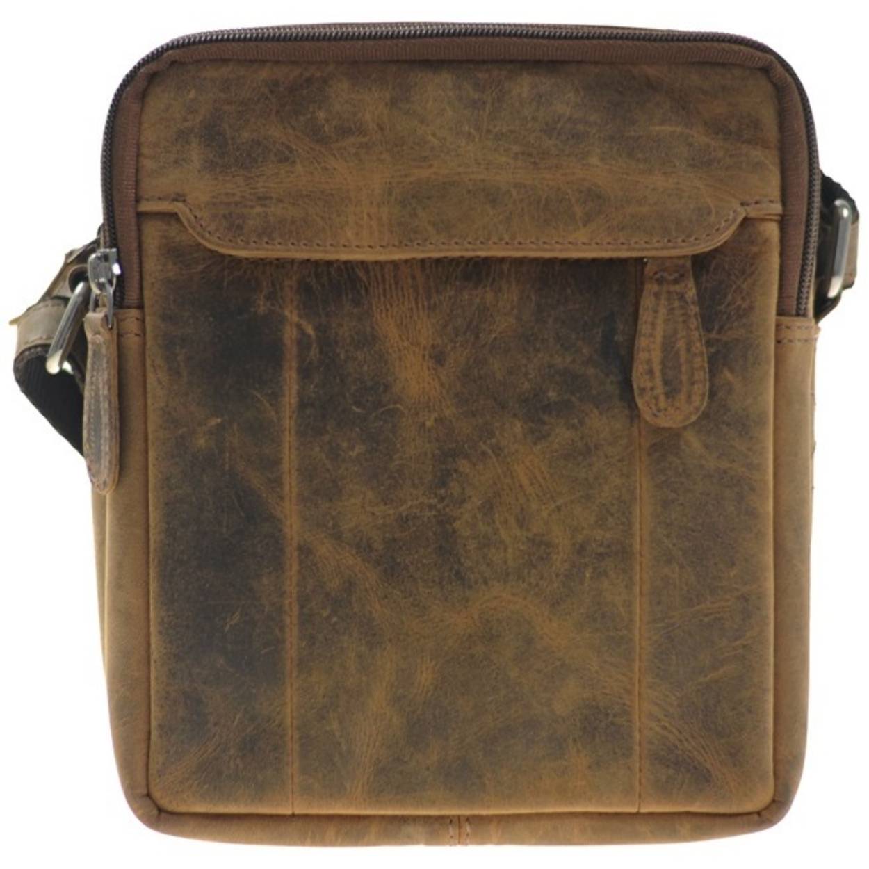 Deze LD herentas medium Hunter is gemaakt van hoogwaardig materiaal en heeft een stoere uitstraling. De tas heeft meerdere vakken voor het opbergen van al je spullen. Draag hem crossbody voor een casual look of aan de hand voor een meer formele uitstraling. Combineer met een jeans en leren jas voor een stijlvolle outfit.
handige tas voor man of vrouw. Deze tas heeft een verstelbare schouderriem en dubbele rits.
Ook aan de voor-en achterzijde zit een rits.

Afmetingen:
Hoogte 21cm x breed 17cm x diep 9cm