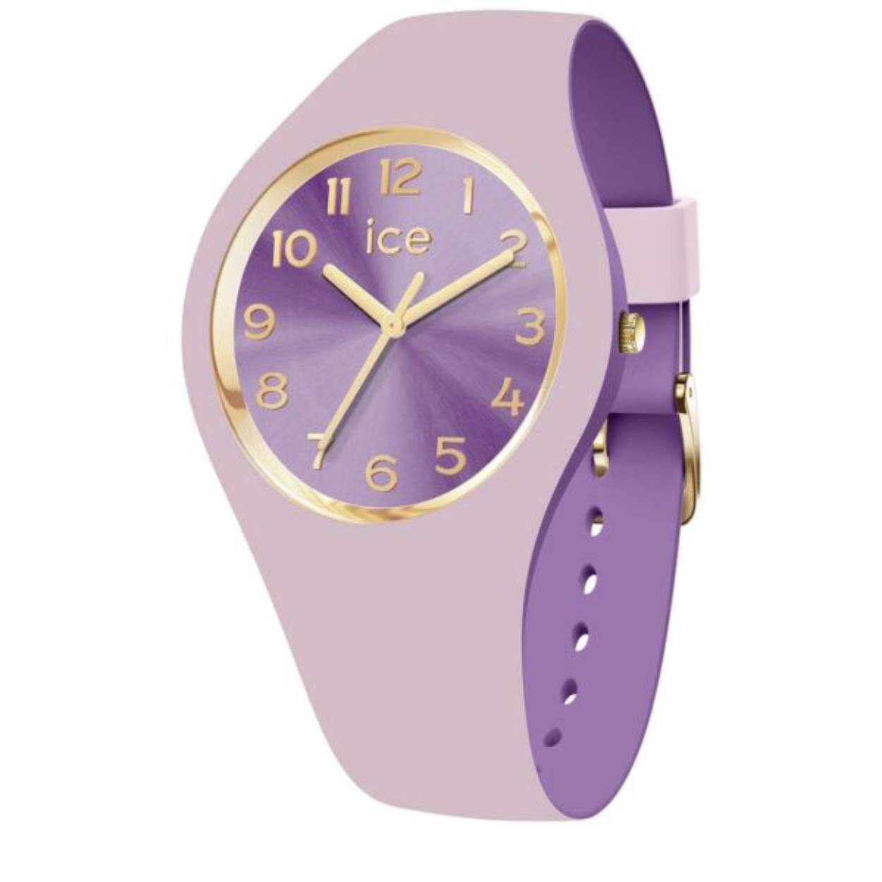 Interesse in dit ICE-WATCH ICE DUO CHIC VIOLET SMALL 021819 horloge? Dit mooie horloge van Ice Watch de 021819 is een horloge met een Quartz uurwerk. Het horloge heeft een diameter van 37 mm, en is 9 mm dik. De weergave van de tijd is Analoog. Verder is het horloge voorzien van een Mineraal horlogeglas. Het horloge is 10 bar (zwemmen) waterdicht, en heeft een band van Siliconen in de kleur violet. Wij leveren het horloge met 2 jaar garantie. 