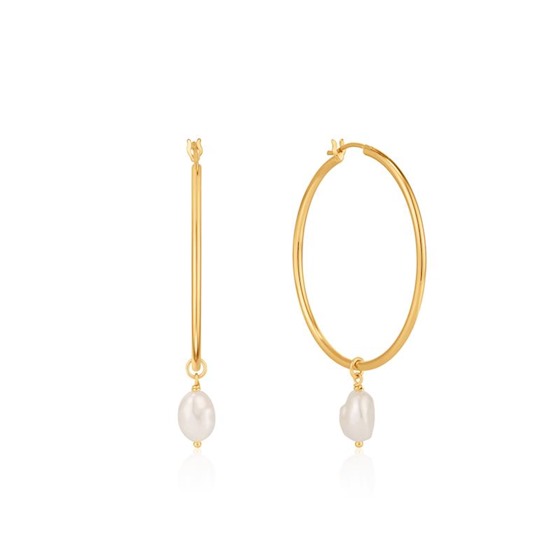 Pearl of Wisdom - Hoop Earrings