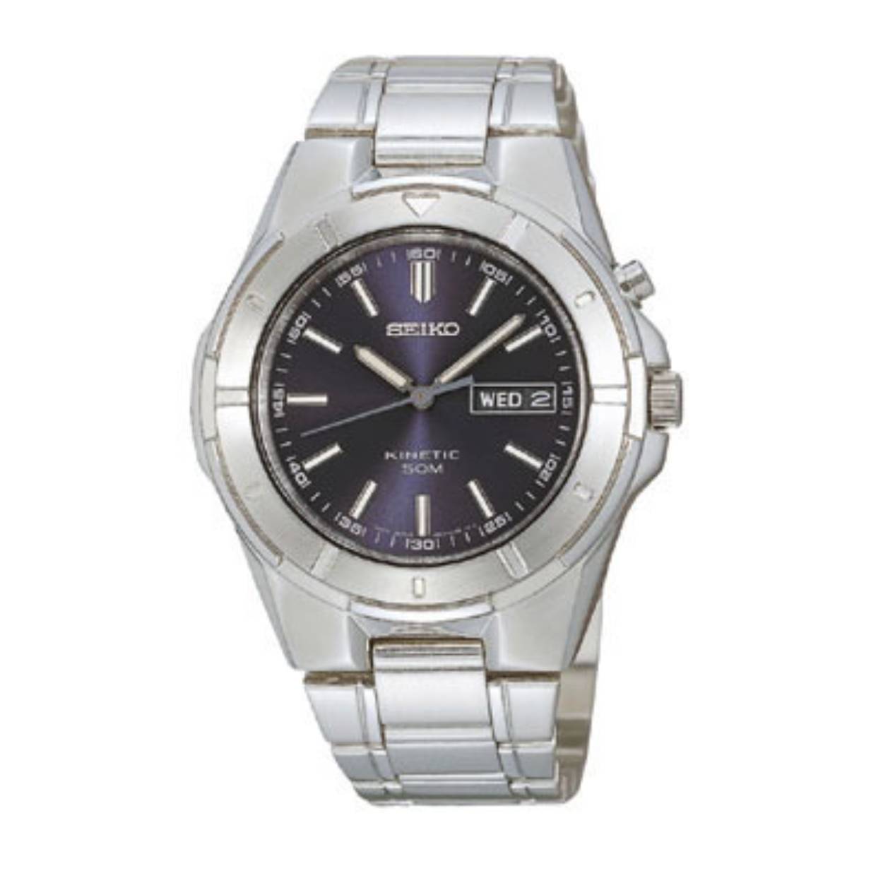 Met dit mooie Seiko heren horloge steelt u de show! Dit horloge met een (edel)stalen kast is een echte eye-catcher. De kleur van de wijzerplaat is paars. Ook bevat dit horloge een erg sterk mineraal glas.