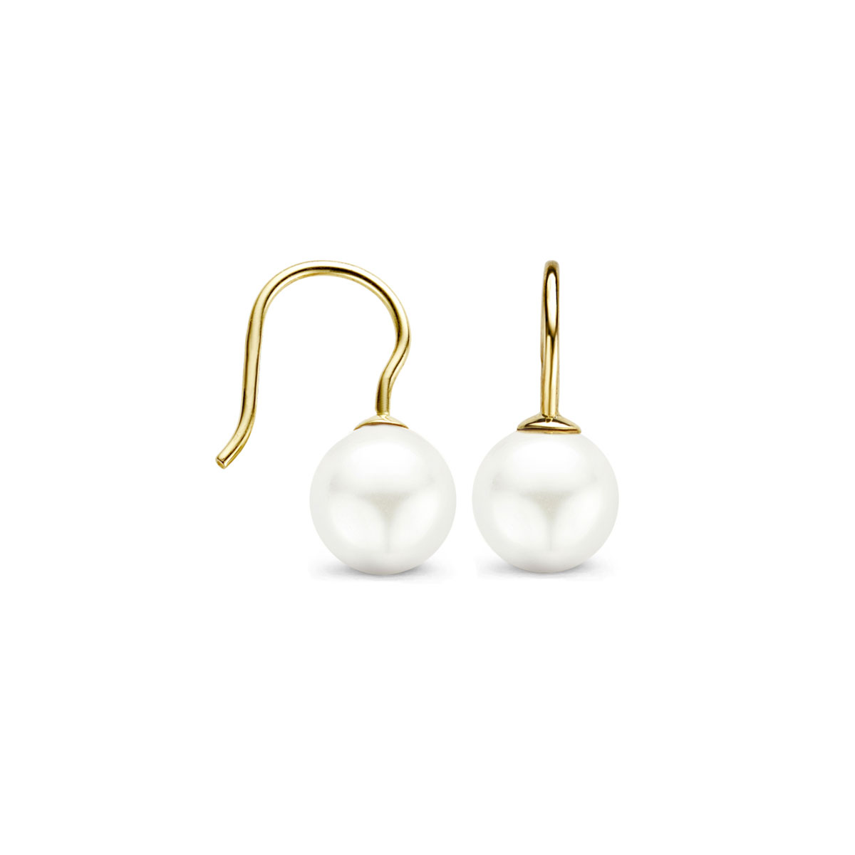 Blush Oorbellen 7050YPW -  Geel Goud (14Krt.) met Swarovski Parel