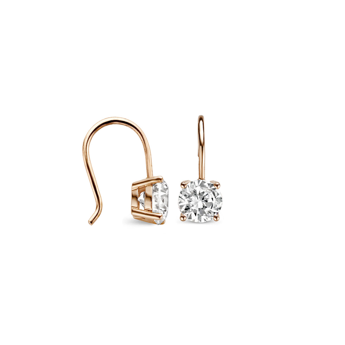 Blush Oorbellen 7055RZI -  Rosé Goud (14Krt.) met Zirconia