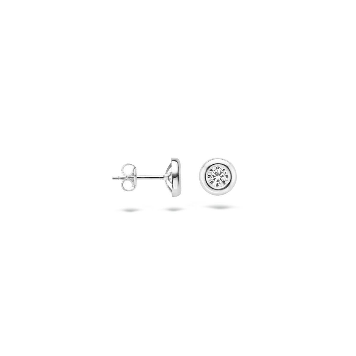 Blush Oorbellen 7125WZI -  Wit Goud (14Krt.) met Zirconia