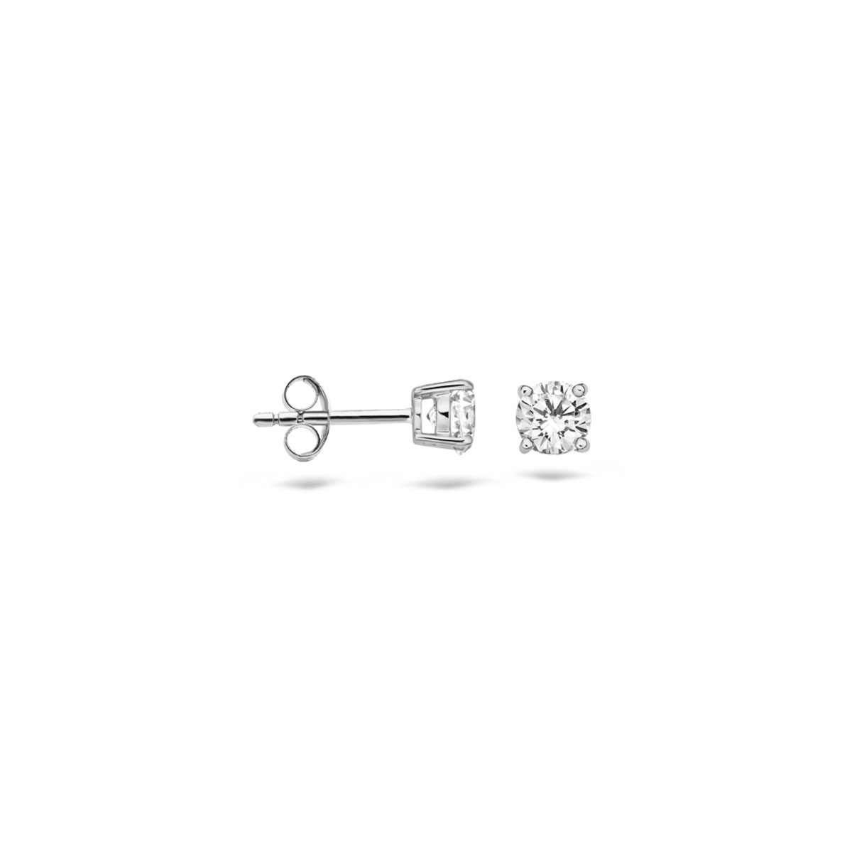 Blush Oorbellen 7127WZI -  Wit Goud (14Krt.) met Zirconia