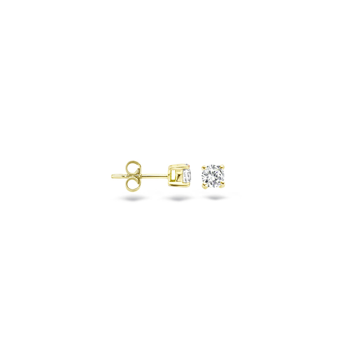 Blush Oorbellen 7128YZI -  Geel Goud (14Krt.) met Zirconia