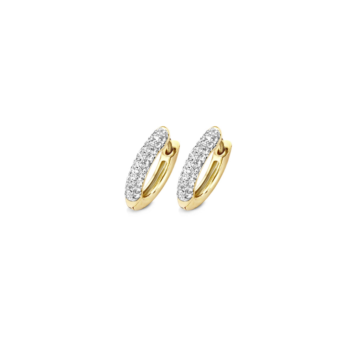 Blush Oorbellen 7140YZI in Geel Goud (14Krt.) met Zirconia.