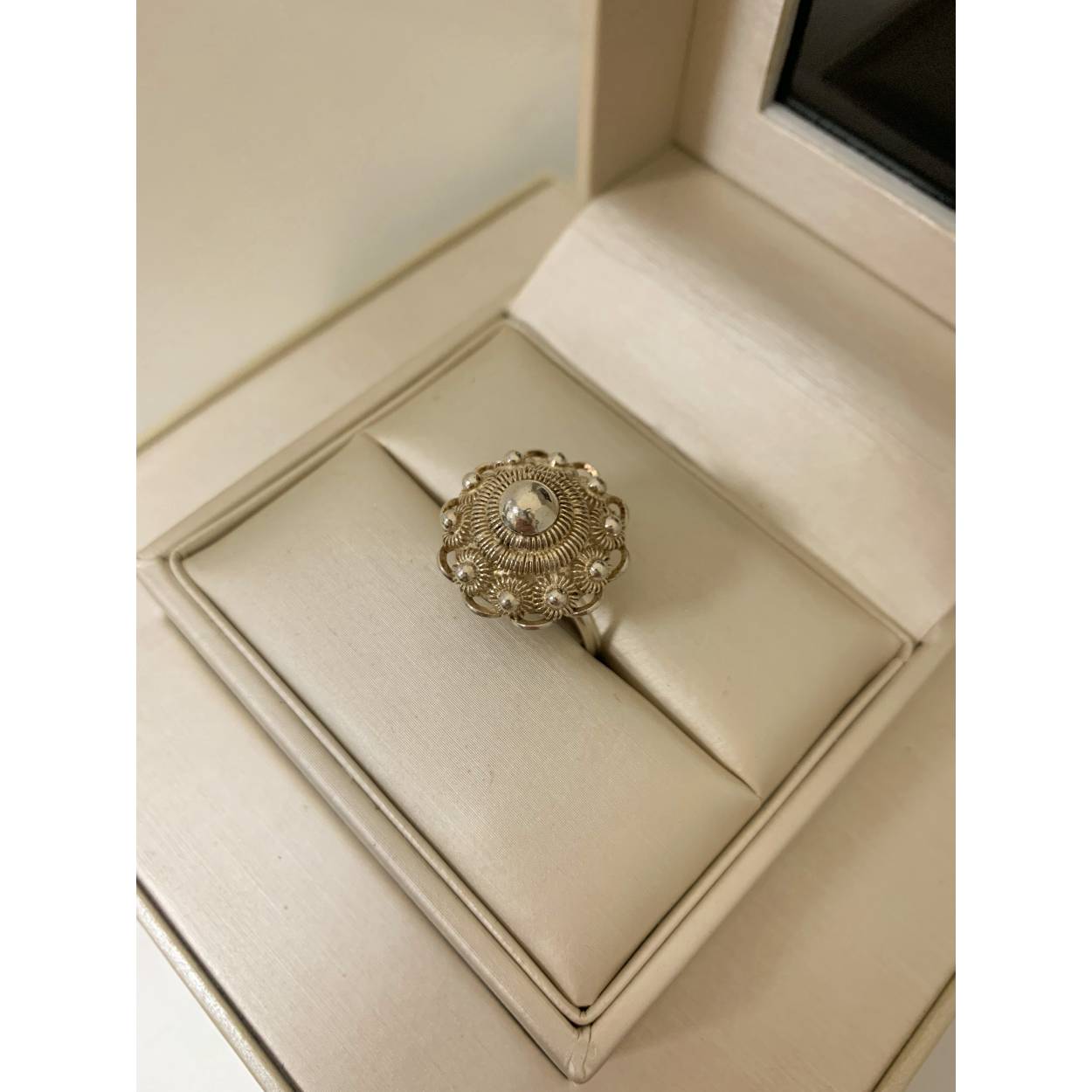 VINTAGE zilveren ring - zeeuwse knoop
