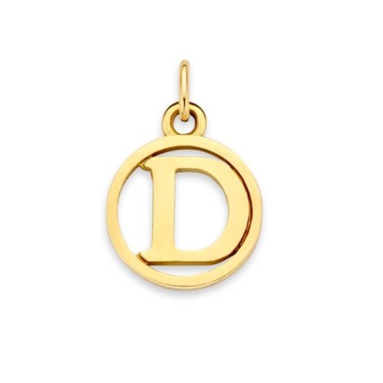 Just franky gouden charm letter M