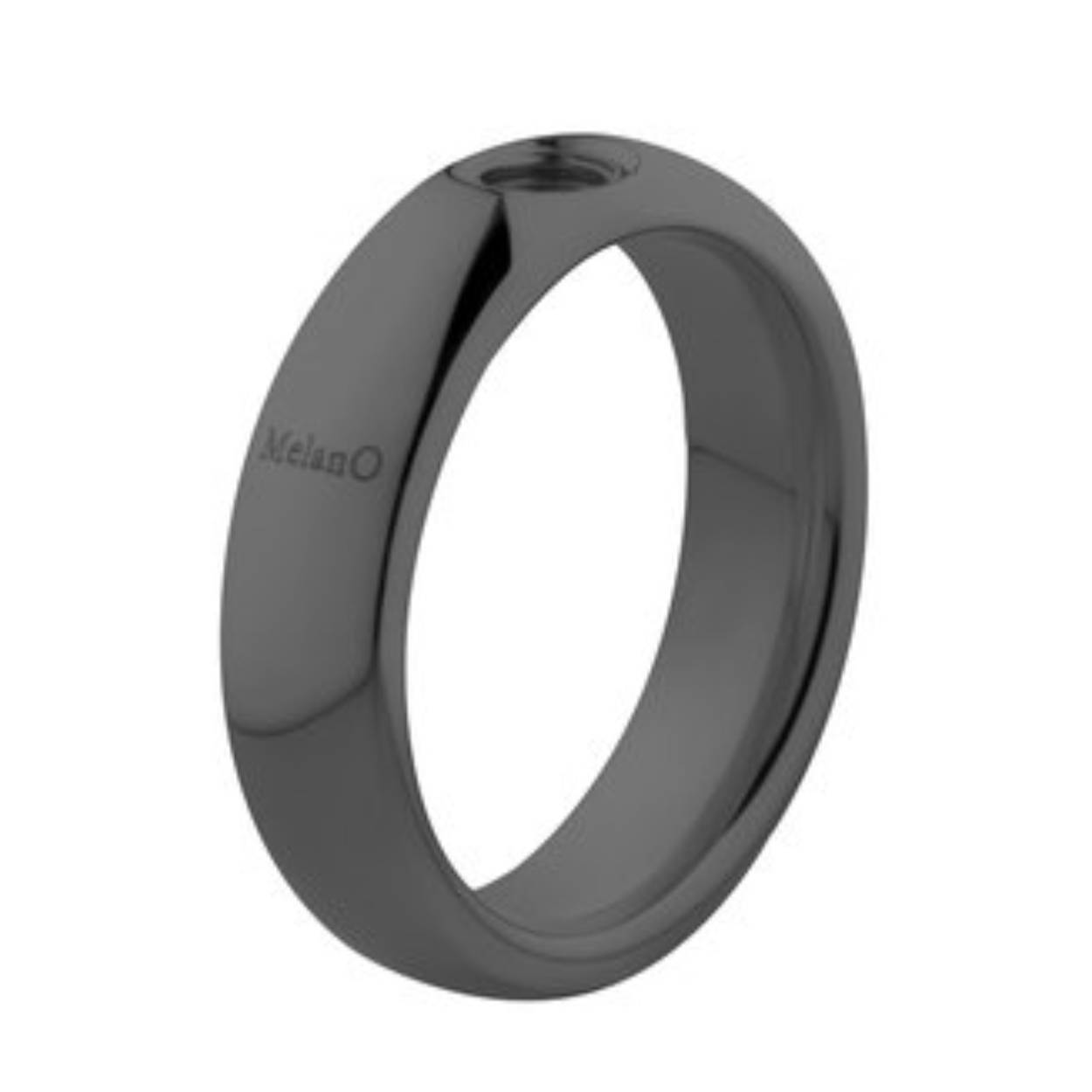 VR01BL-54 ZWART MAAT 54 Met de zwarte keramieke ring van Melano sieraden val je zeker op. Hij is 10 mm breed en alle zettingen uit de VIVID serie passen op deze ring! 
De zettingen zijn er in diverse maten, vormen en materialen. Je kan jouw ring elke dag weer veranderen en passend maken bij jouw look!