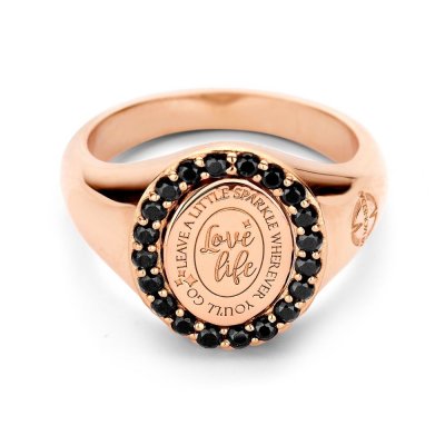 rose kleurige Mi moneda Lolita ring