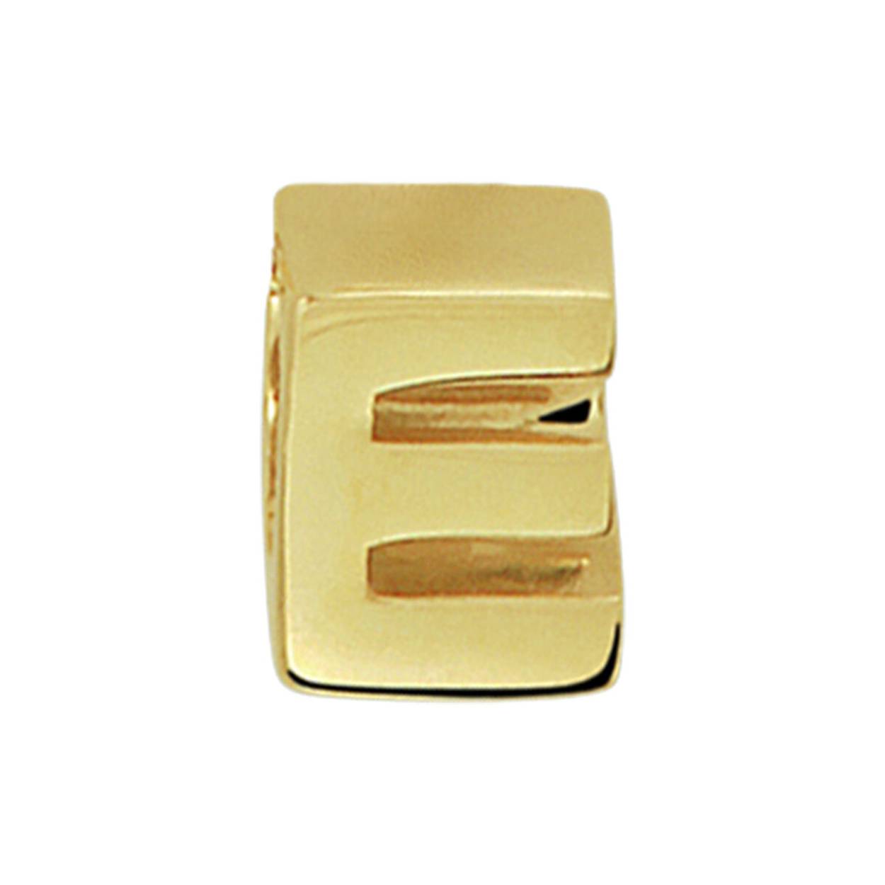 14k Geelgouden hanger uitgevoerd met een letter.