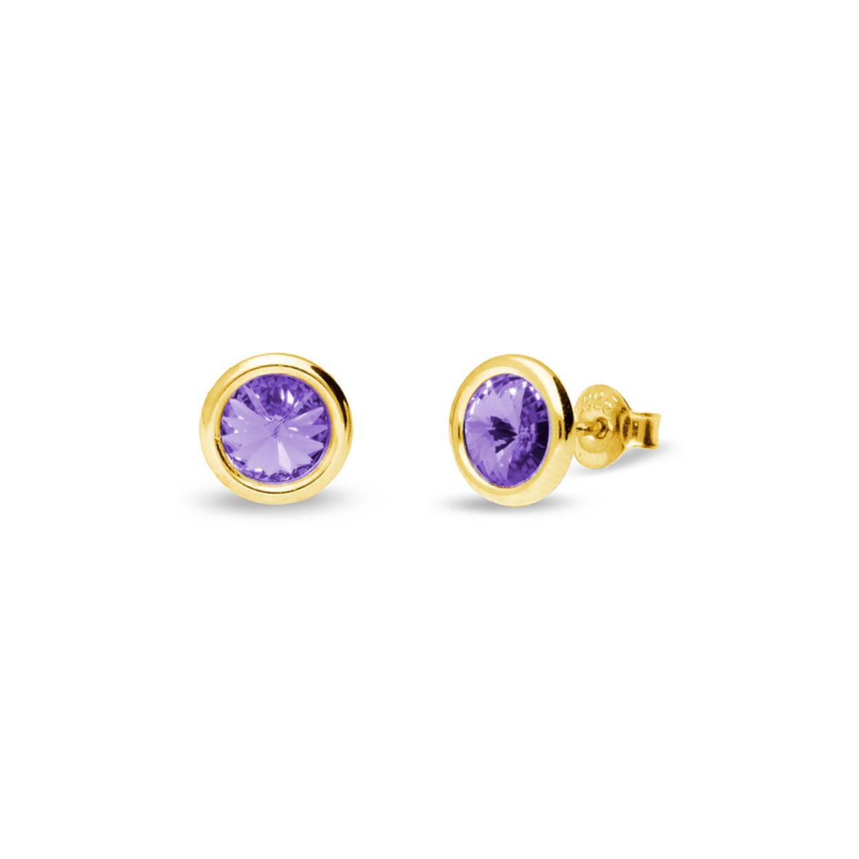 Deze oorstekers zijn van het merk Spark Jewelry en zijn gemaakt van echt zilver met een gold coating.