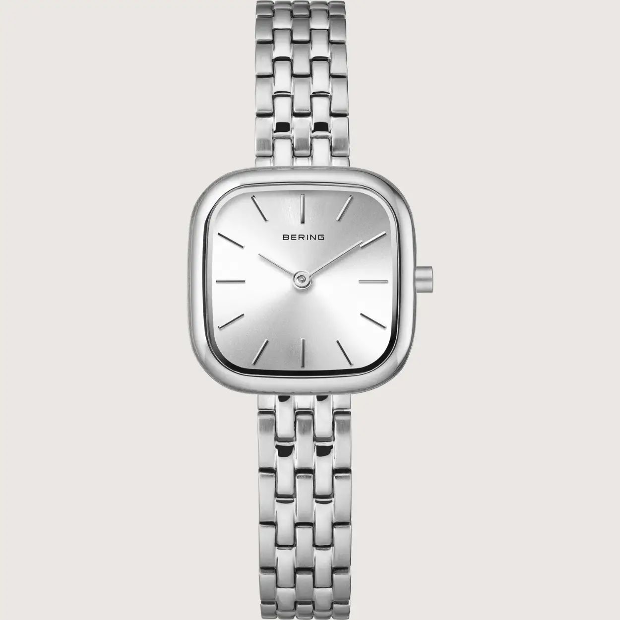 Stalen dames horloge Bering met stalen band 17926-704