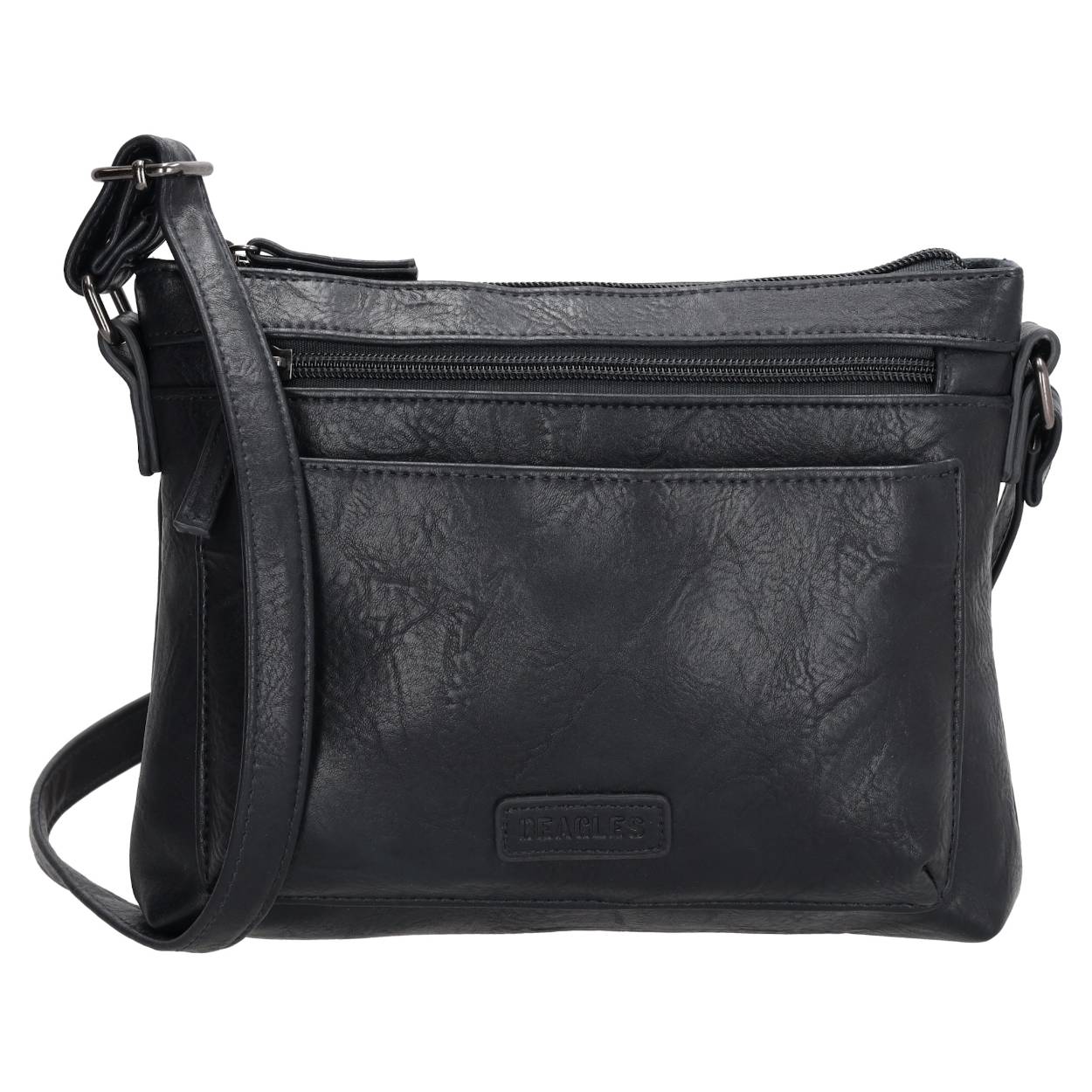 Hoe leuk is deze schoudertas! Deze Beagles Murcia schoudertas is echt een aanrader. De tas heeft een compact formaat, waardoor die gemakkelijk met je mee te nemen is. De schoudertas heeft een hoofdvak en een voorvak met ritssluiting. Zo  kun jouw essentials netjes opbergen. De schouderband is verstelbaar. Op die manier kun jij de tas dragen op jouw gewenste hoogte. Hangt deze leukerd al bij jou om de schouder? 

De eigenschappen van deze schoudertas zijn: 

Hoofdvak met ritssluiting 
Voorvakken en achtervak met ritssluiting
Verstelbare schouderband 