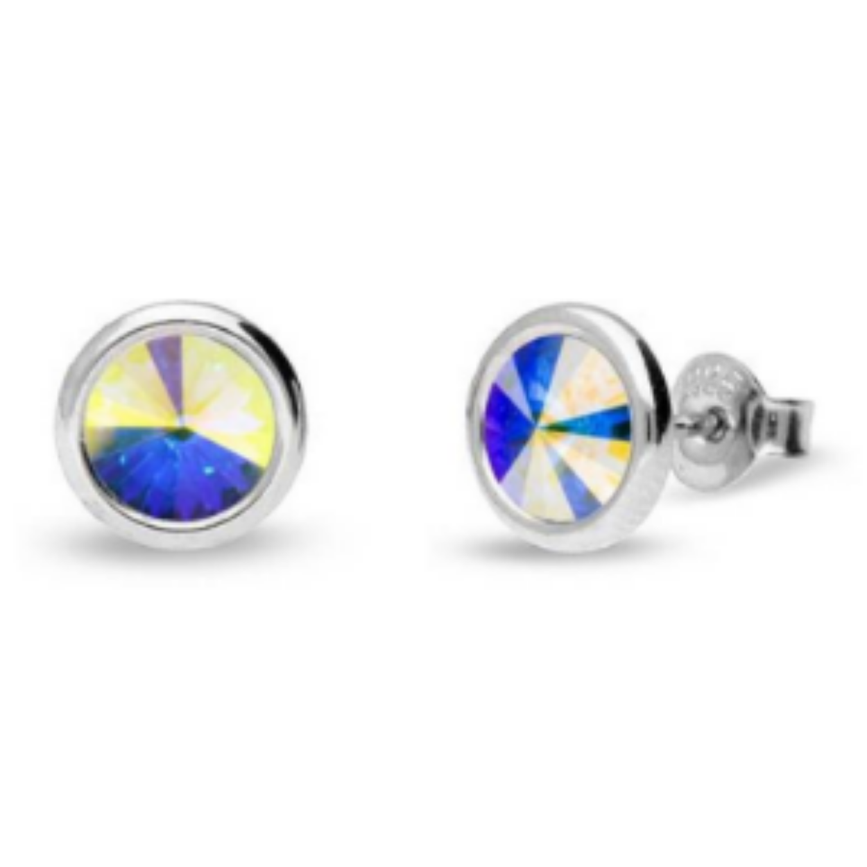 Spark Tiny Bonbon Studs Aurora Boreale