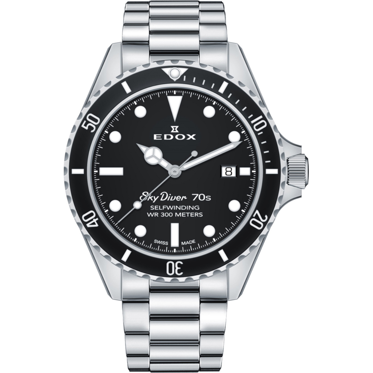 Edox Skydiver 70s Date Automatic 80112-3NM-NI