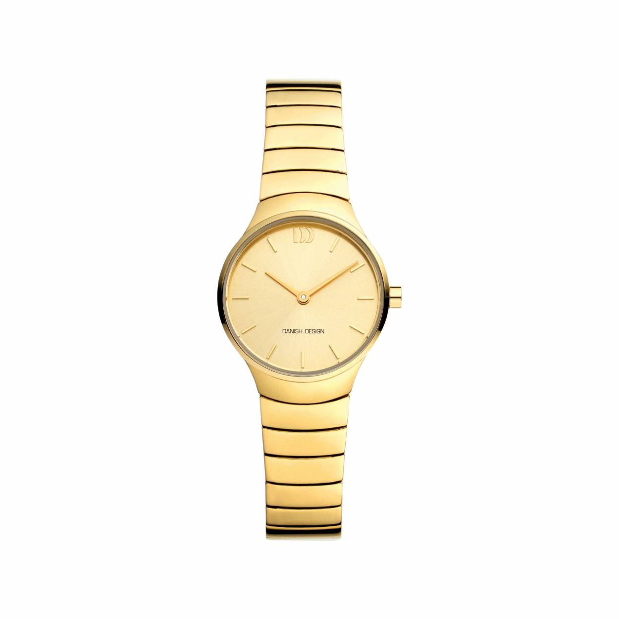 Dit is een horloge van het merk Danish Design gemaakt voor dames.
De specificaties zijn als volgt:
Kastmaat: 26  mm
Bandbreedte: 12
Waterdichtheid: 3 ATM / 30 Meter / 100 Feet