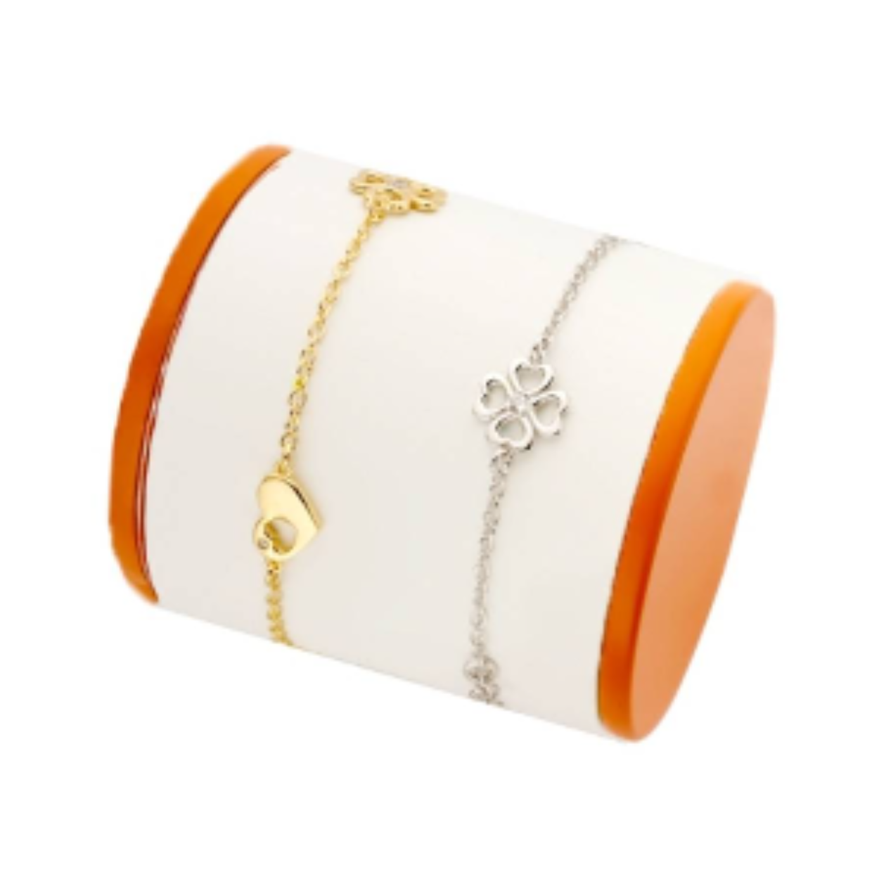 RdL armband klaver/hart zilver