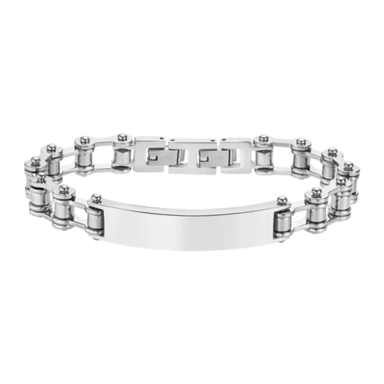 Stalen naamplaat van het merk Lotus Style
Lengte: 20,5 cm
Gravure is mogelijk, neem hiervoor contact op met ons. 