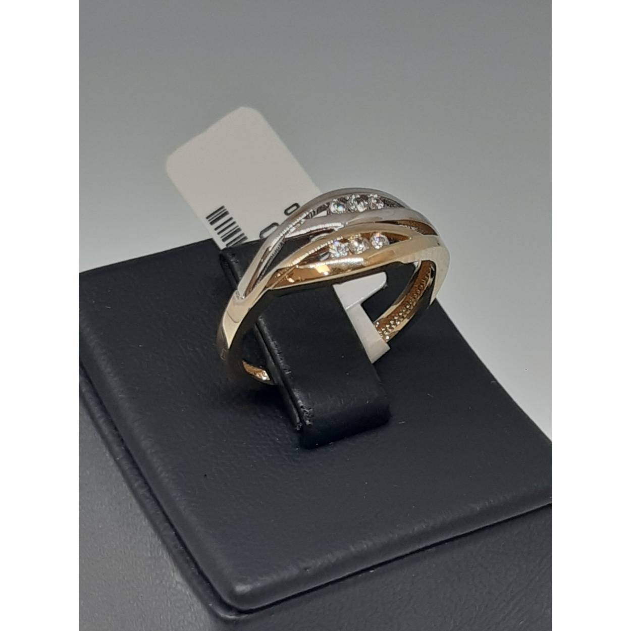 goud ring 14k met stenen 
