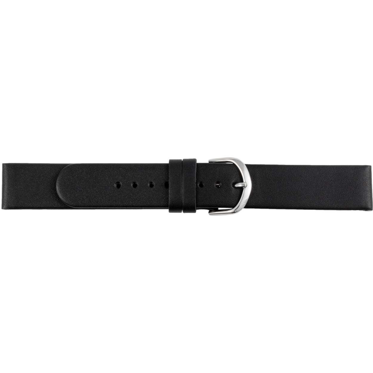 horlogeband zwart leer 14mm xl