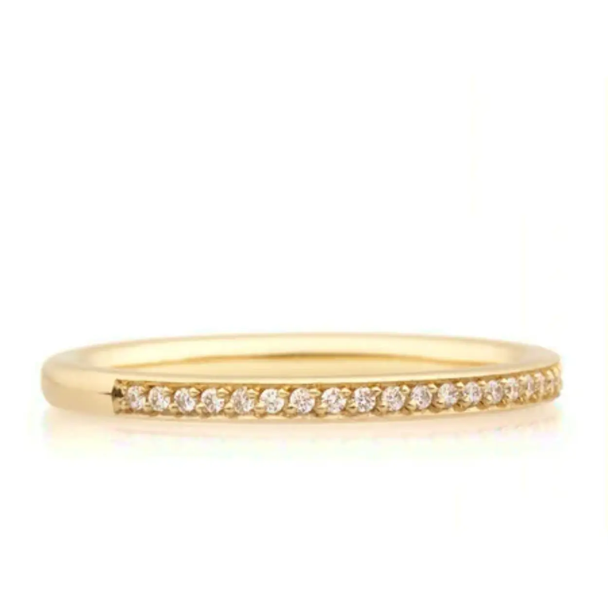 bron stax ring met diamant 0.12 ct VVS