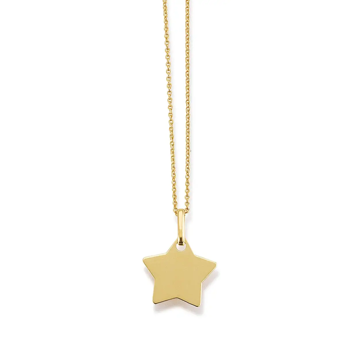 14k gouden hanger ster (zonder collier).