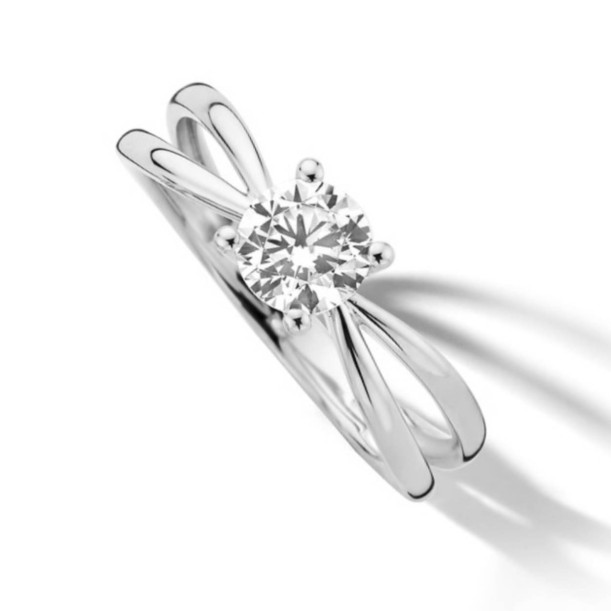 Ring wit goud 18kt