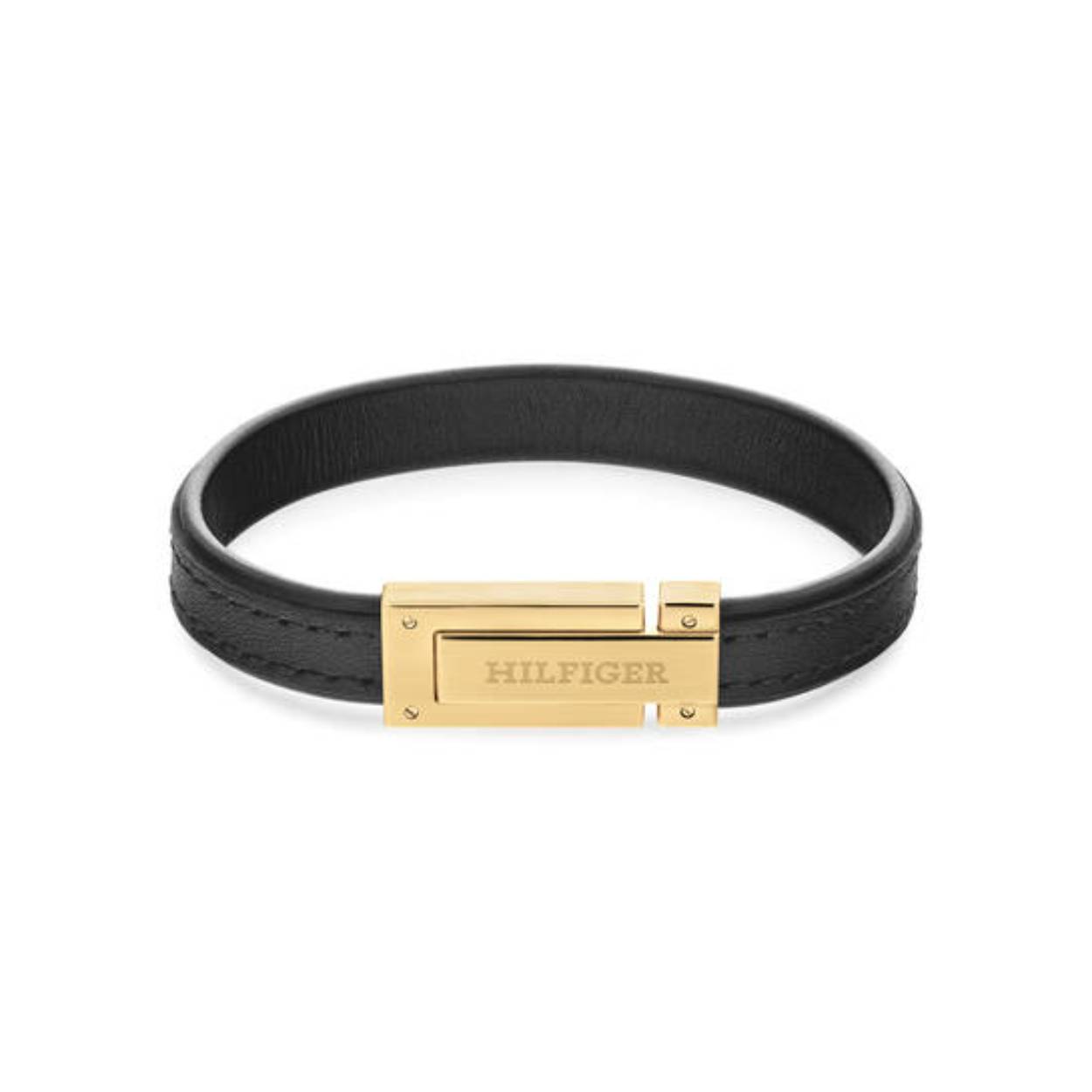 Tommy Hilfiger Jewels TJ2790561 Armband Heren Leer 19cm Zwart
Deze armband van Tommy Hilfiger uit de jewelry serie met nr: TJ2790561 is een opvallend model. De zwarte glad leren heren armband heeft een goudkleurige magneetsluiting met het Tommy logo en heeft een lengte van 19cm. Ook leuk te combineren met andere sieraden van Tommy Hilfiger.

Het merk:
Tommy Hilfiger is wereldwijd één van de grootste designer lifestyle merken en is internationaal bekend om haar classic American cool stijl. De sieraden zijn voor dames en heren met een eigen stijl, die niet bang zijn om dit aan de wereld te laten zien.

Specificaties:
- Leren armband
- Zwart
- Lengte 19cm
- Heren sieraad
